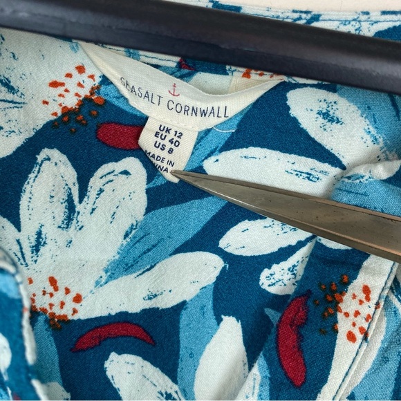 Seasalt Cornwall Linen Blend Field Walk Dress - Picture 5 of 9